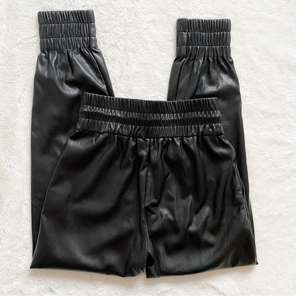 DYNAMITE | Sacha high waist faux leather joggers - Picture 10 of 13